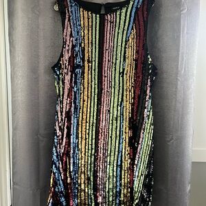 Torrid Colorful Sequin Sleeveless Dress